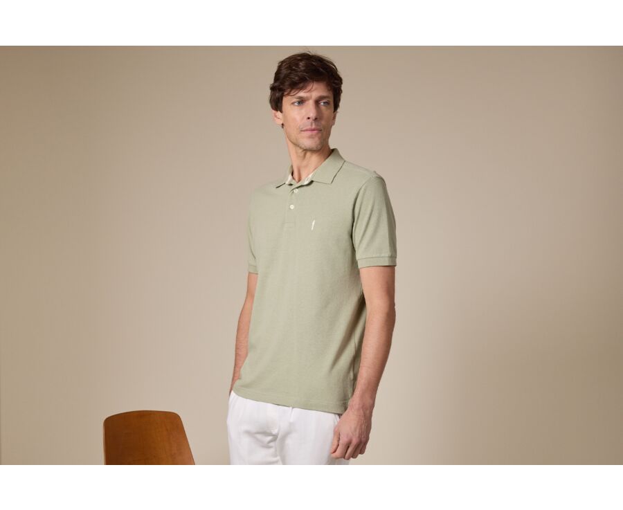 Polo homme Vert Tilleuil - ADGER