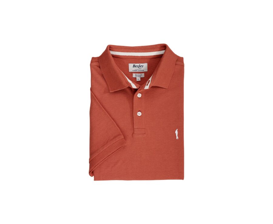 Polo homme Rouille - ADGER