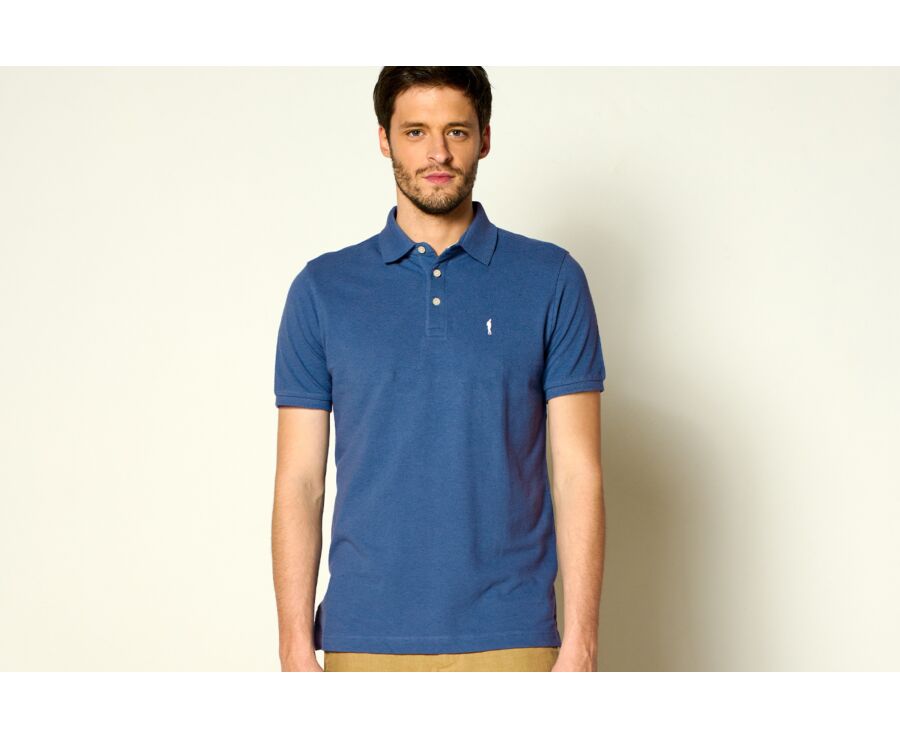 Polo homme Bleu Acier - ADGER