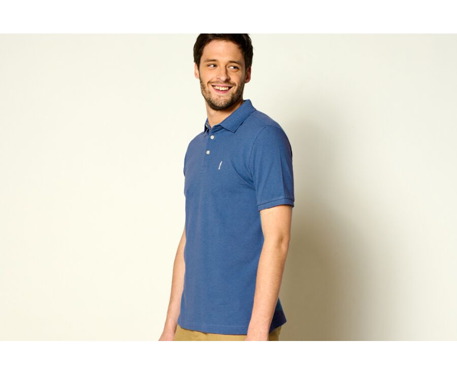 Polo homme Bleu Acier - ADGER