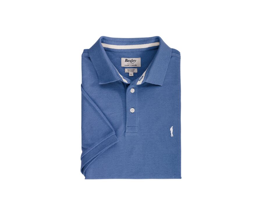 Polo homme Bleu Acier - ADGER