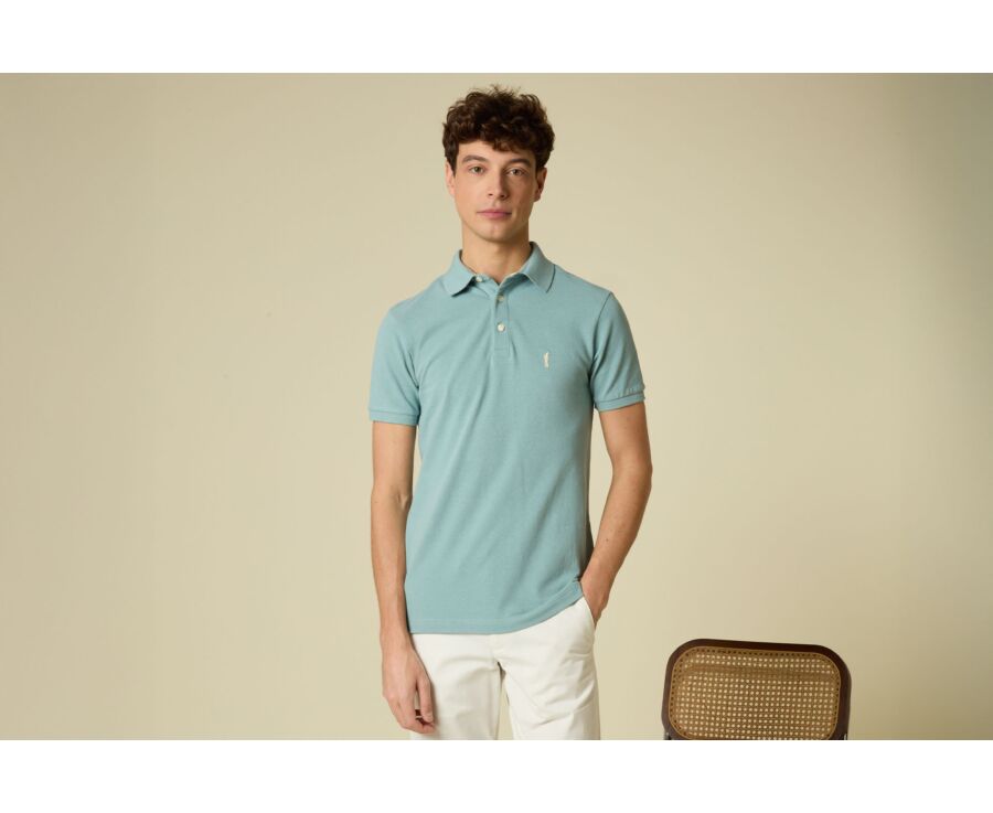 Polo homme Vert d'eau - ADGER