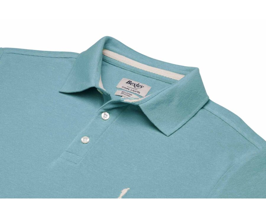 Polo homme Vert d'eau - ADGER