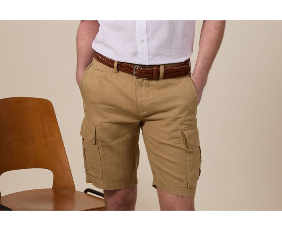 Bermuda cargo homme Désert - BORDEN