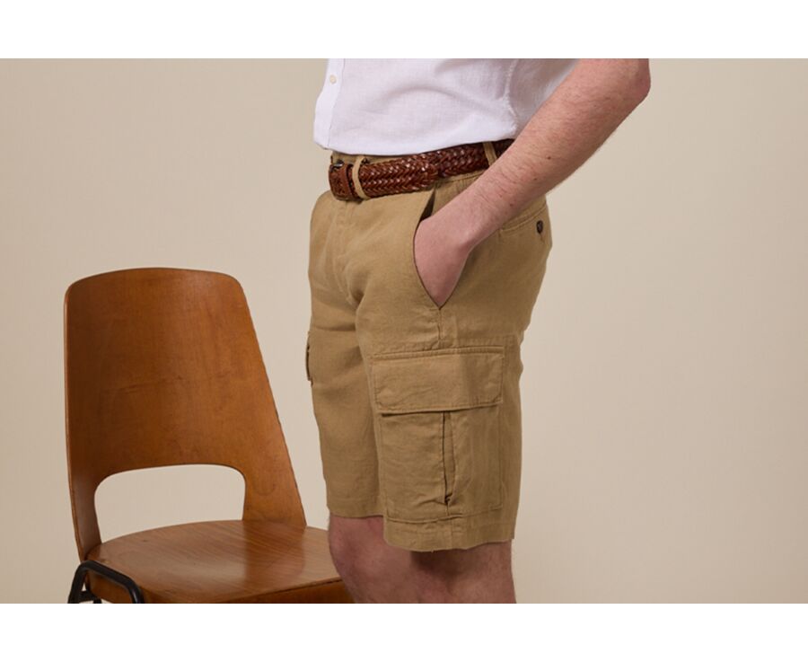 Bermuda cargo homme Désert - BORDEN