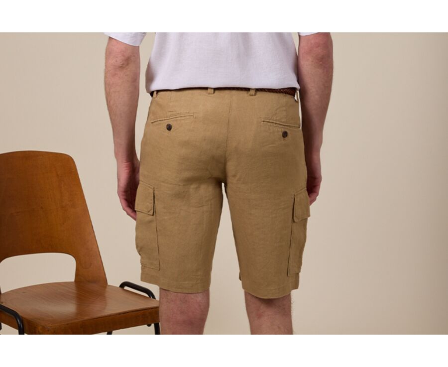 Bermuda cargo homme Désert - BORDEN