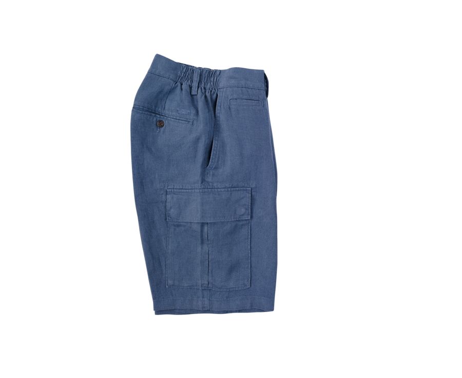 Bermuda cargo homme Bleu Orage - BORDEN
