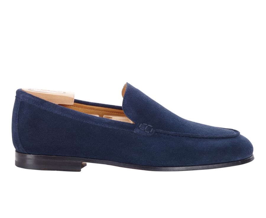 Mocassin homme Velours Navy - BACENO
