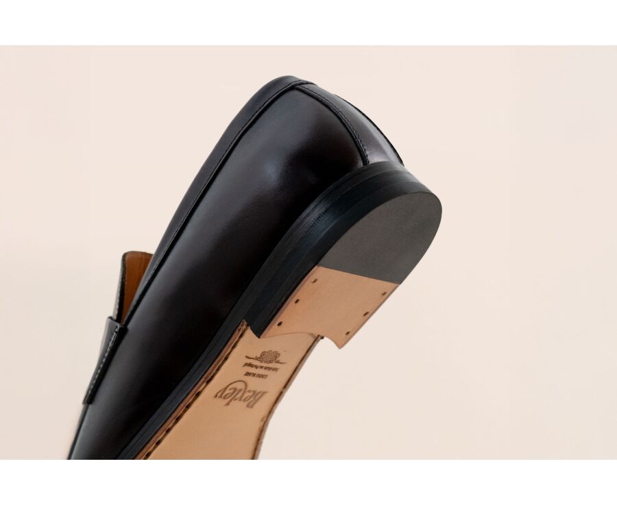 Mocassin pour Homme cuir Bordeaux Patiné - DERYBROOK