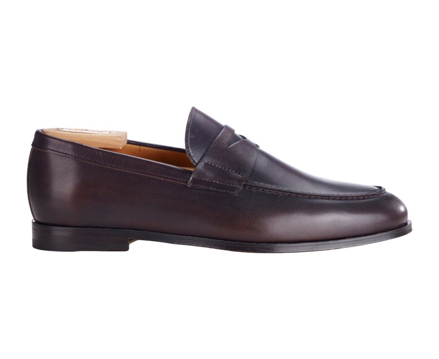 Mocassin homme Brun Patiné - DERYBROOK