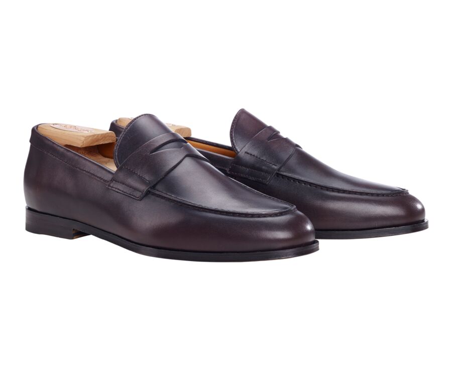 Mocassin homme Brun Patiné - DERYBROOK