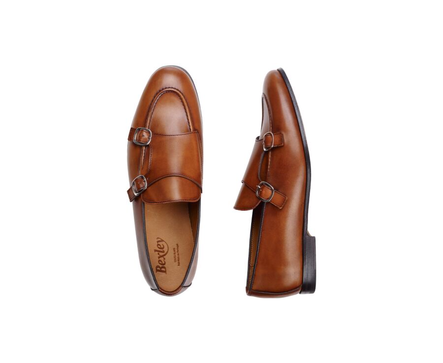 Chaussures homme double boucle Gold Patin Boverton Bexley