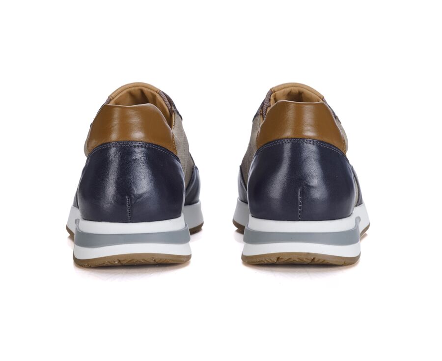 Sneakers homme - Réglisse Patiné et Kaki - NIRRANDA II