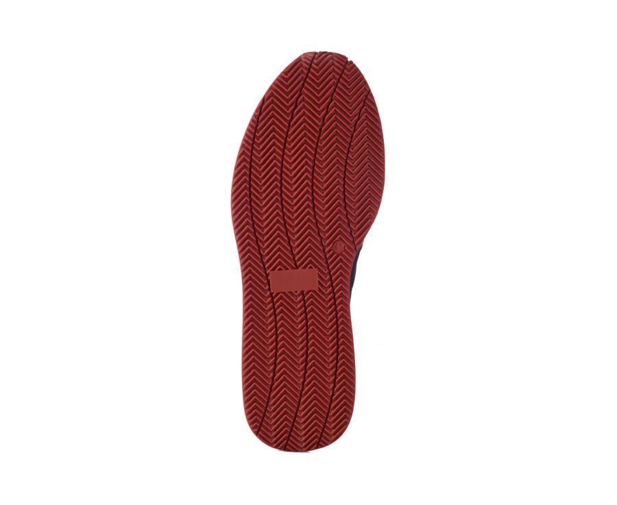 Sneaker homme en cuir noir et mesh au profil sport - NIRRANDA II