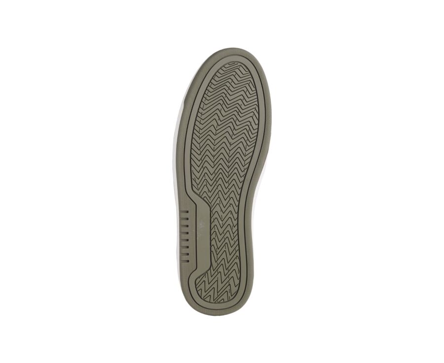 Sneakers cuir homme Blanc craie - KOLORA