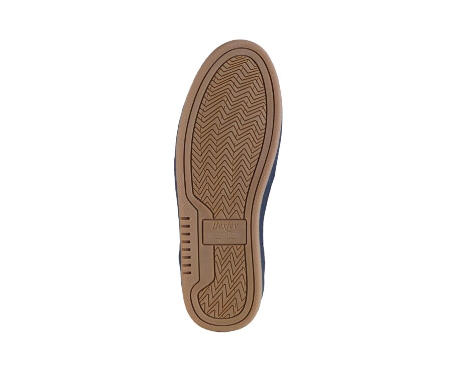 Sneakers cuir homme - Noir - KOLORA