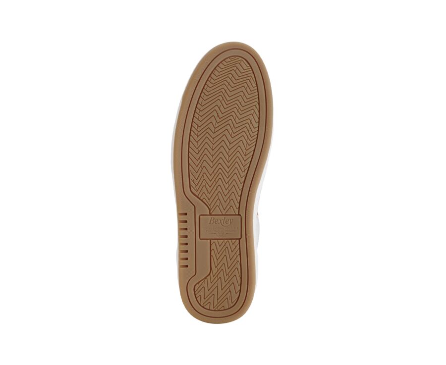 Sneakers cuir - Velours Bleu Jeans - KOLORA