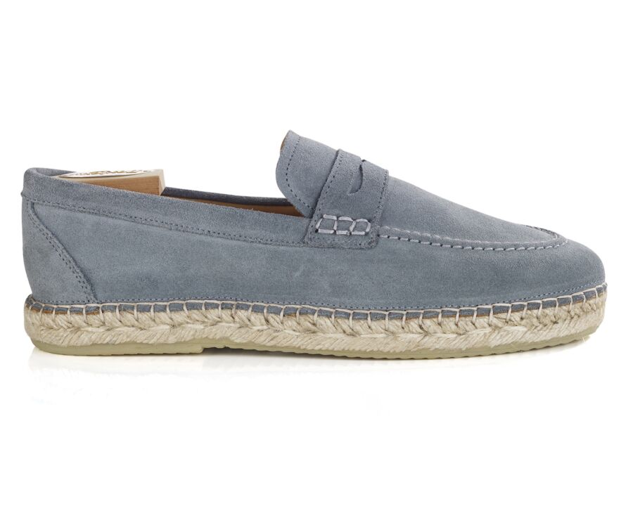Mocassin homme Velours Eucalyptus - PANAREA