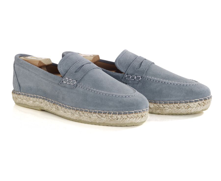 Mocassin homme Velours Eucalyptus - PANAREA