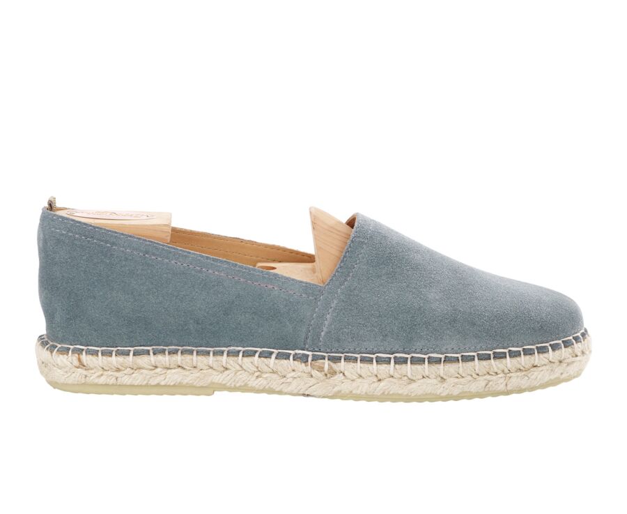 Espadrilles homme Velours Eucalyptus - LIPARI