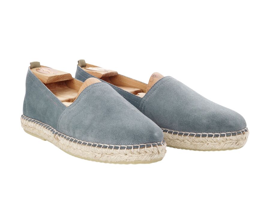 Espadrilles homme Velours Eucalyptus - LIPARI