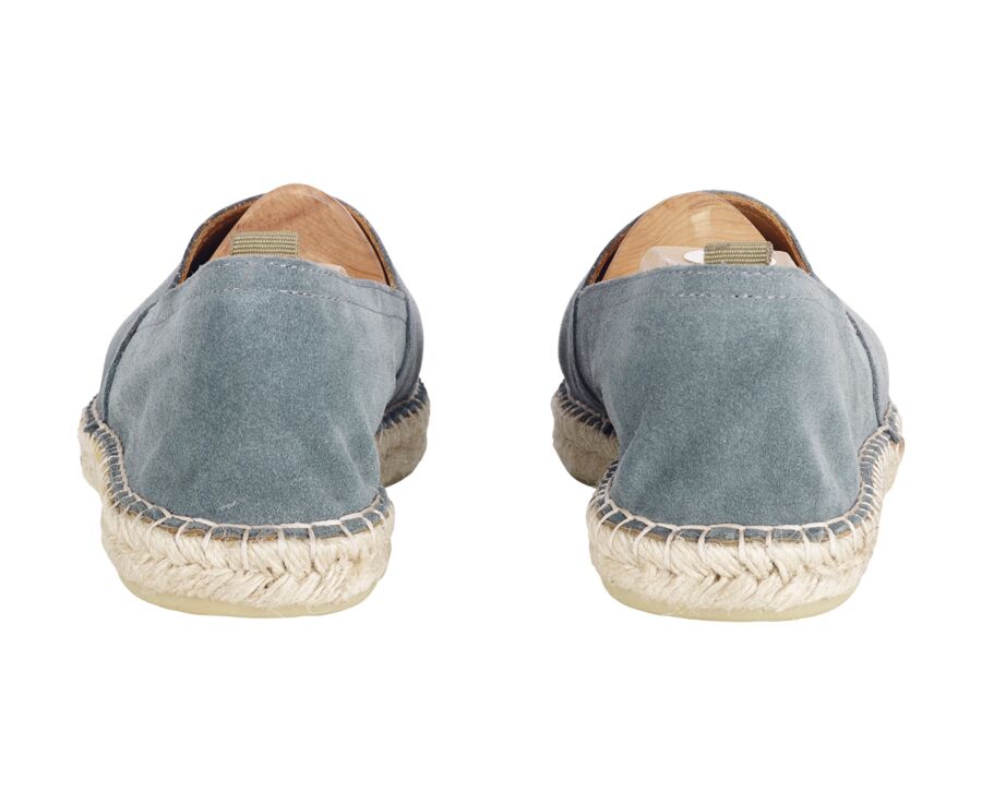 Espadrilles homme Velours Eucalyptus - LIPARI