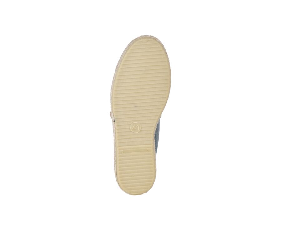 Espadrilles homme Velours Eucalyptus - LIPARI