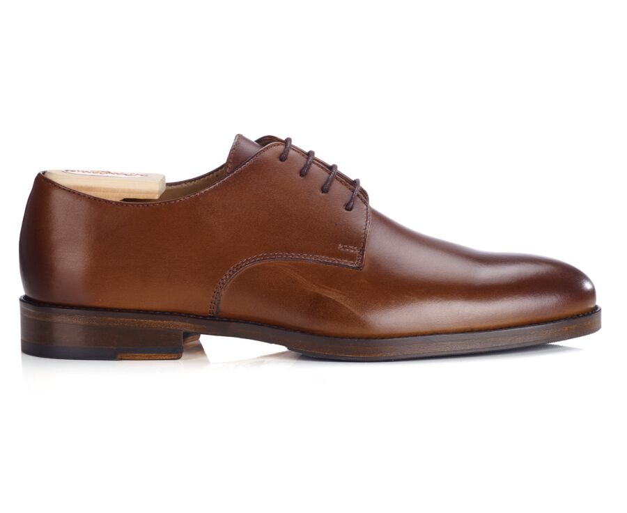 Derbies homme Châtaigne Patiné - DOVER II PATIN