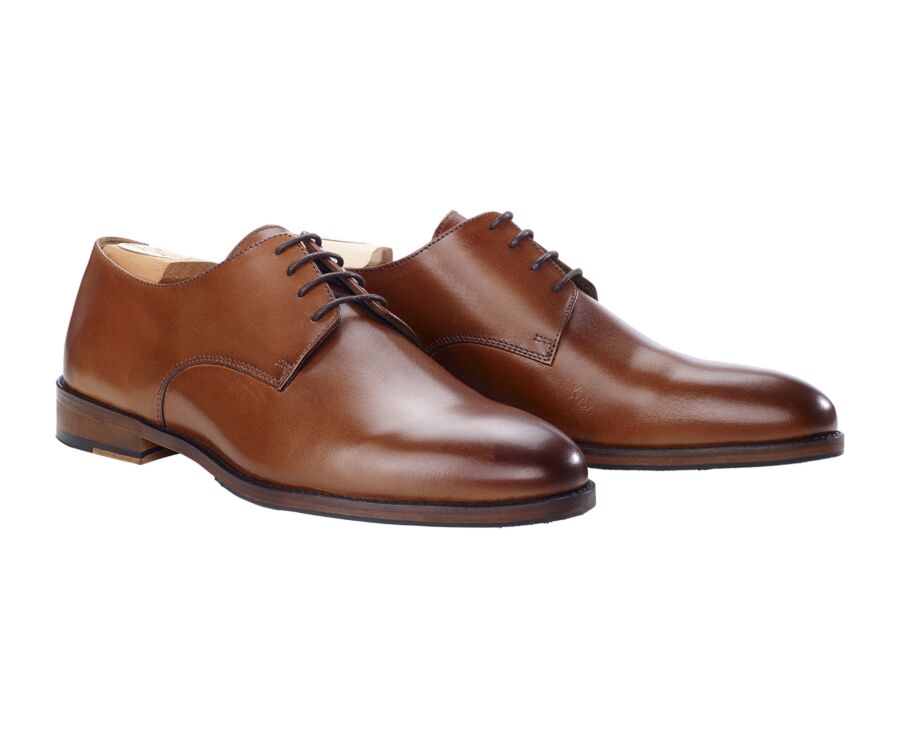 Derbies homme Cognac Patiné - DOVER II PATIN