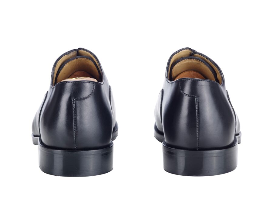 Richelieu homme Noir semelle cuir avec patin - GRAKLEY