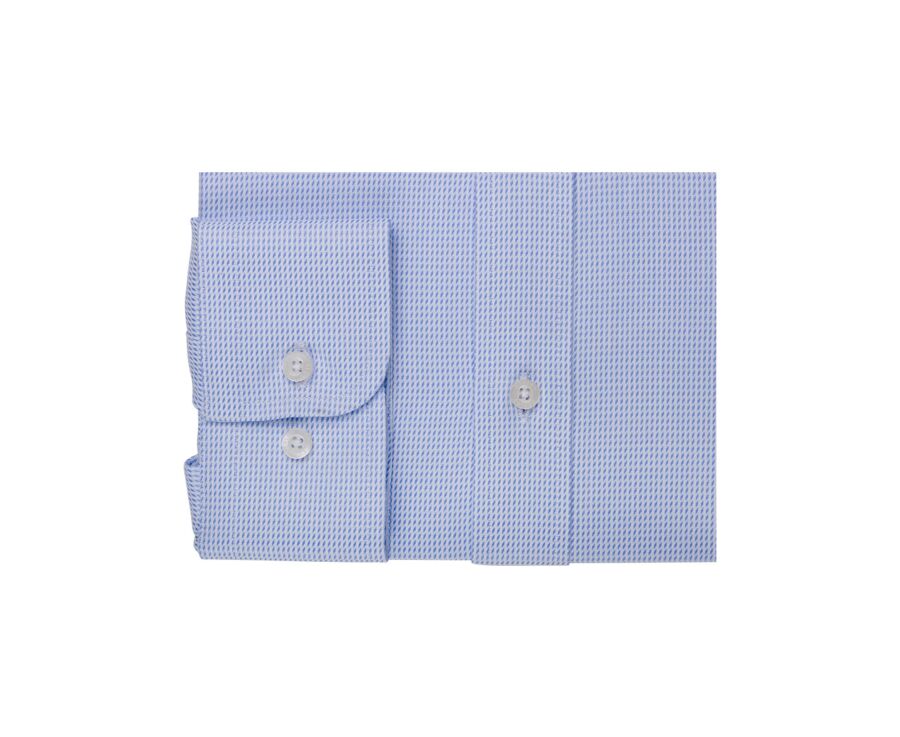 Chemise homme blanche et  bleu clair - SYLVÉNIAS