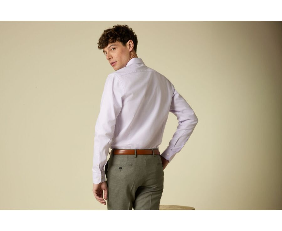 Chemise homme parme en twill effet chiné - SYLVÉNIAS