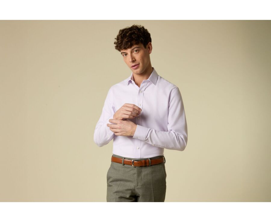 Chemise homme parme en twill effet chiné - SYLVÉNIAS