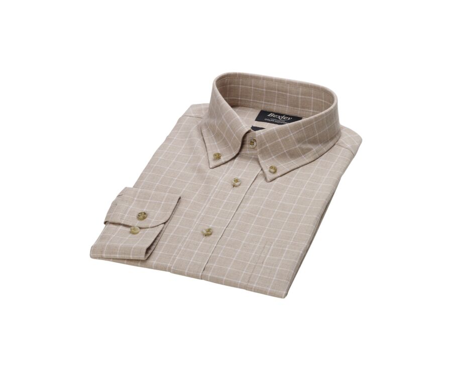 Chemise Beige et Blanc  - VALDEN