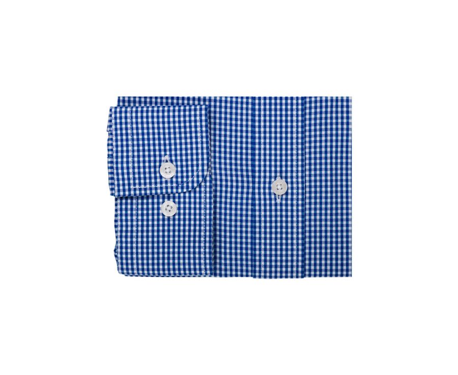 Chemise bleu carreaux blanc - JACEN