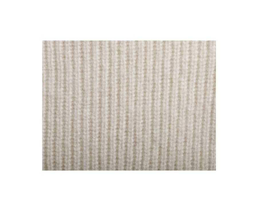 Pull col zippé homme laine Ecru - KENTHAN