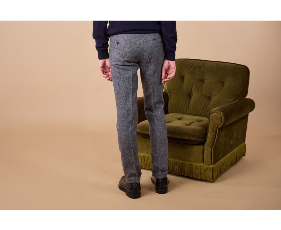 Pantalon habillé homme Gris Bleu - LAURIAN