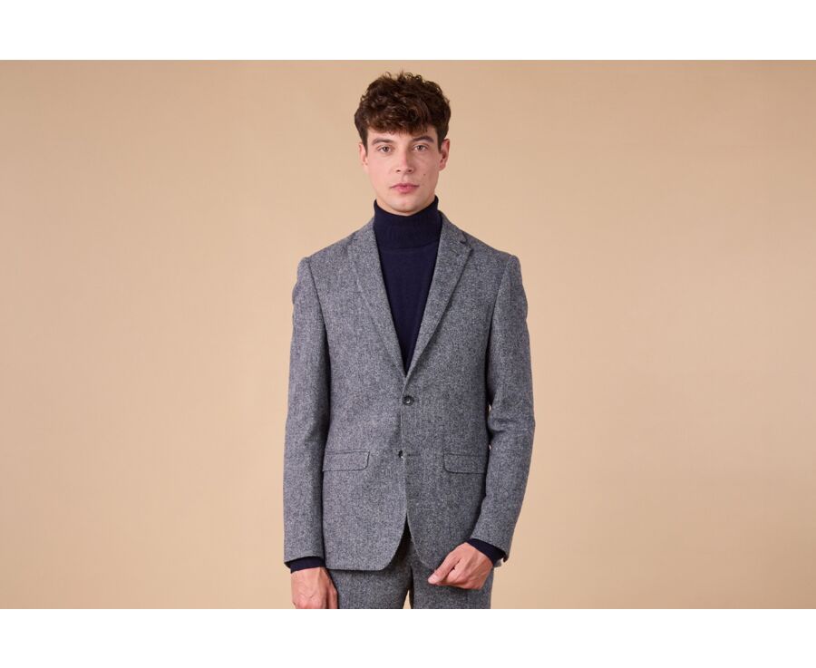 Blazer homme Gris Bleu - LAURIAN