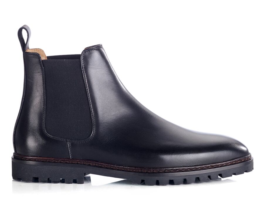 Chelsea boots homme - Noir - WALTERSTON GOMME