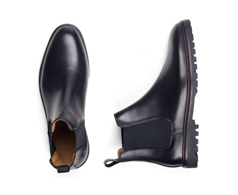 Chelsea boots homme - Noir - WALTERSTON GOMME