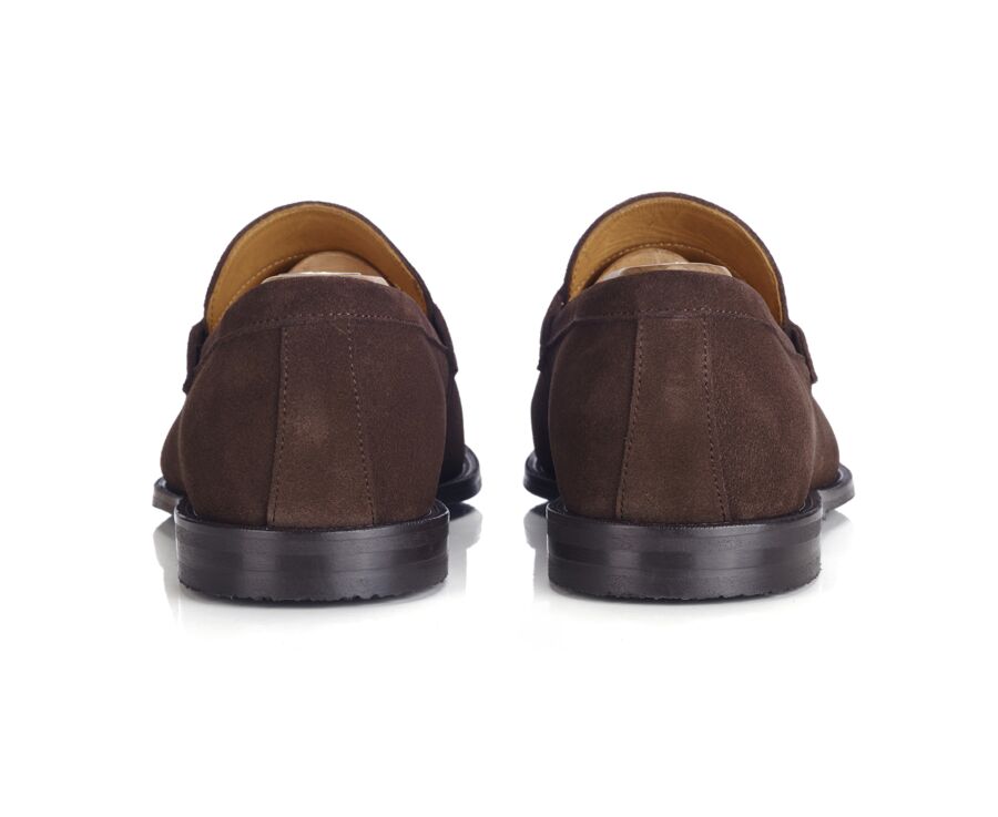 Mocassin homme Velours Brun - DERYBROOK