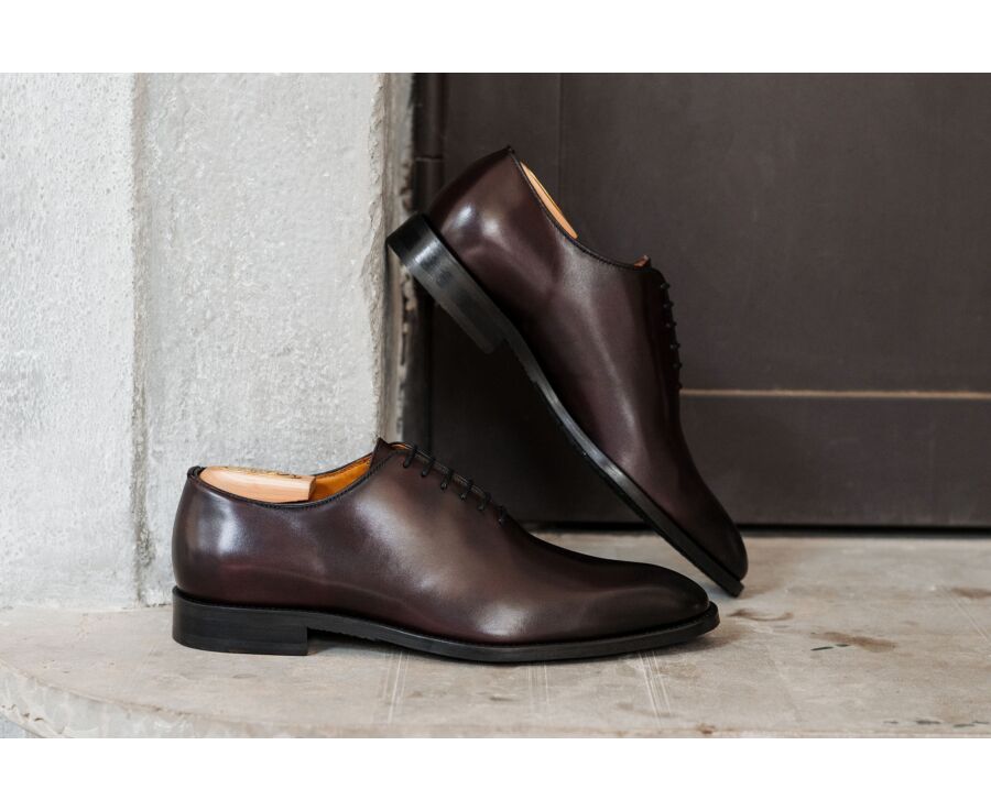 Richelieu homme - Bordeaux Patiné - STANFORD GOMME