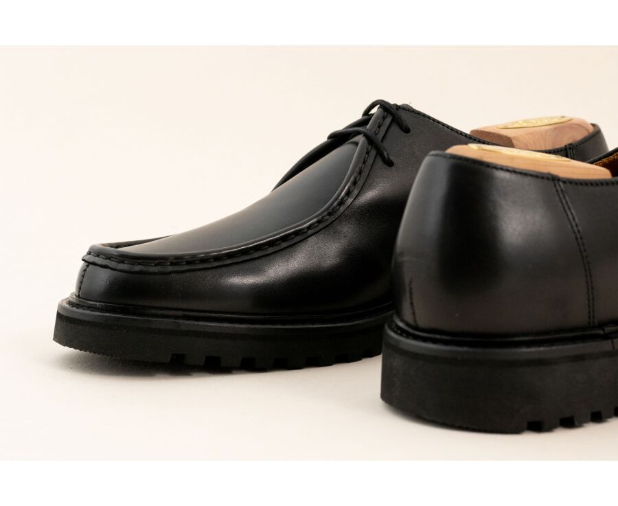 Derbies Homme Noir semelle gomme crantée - COLNEY II GOMME