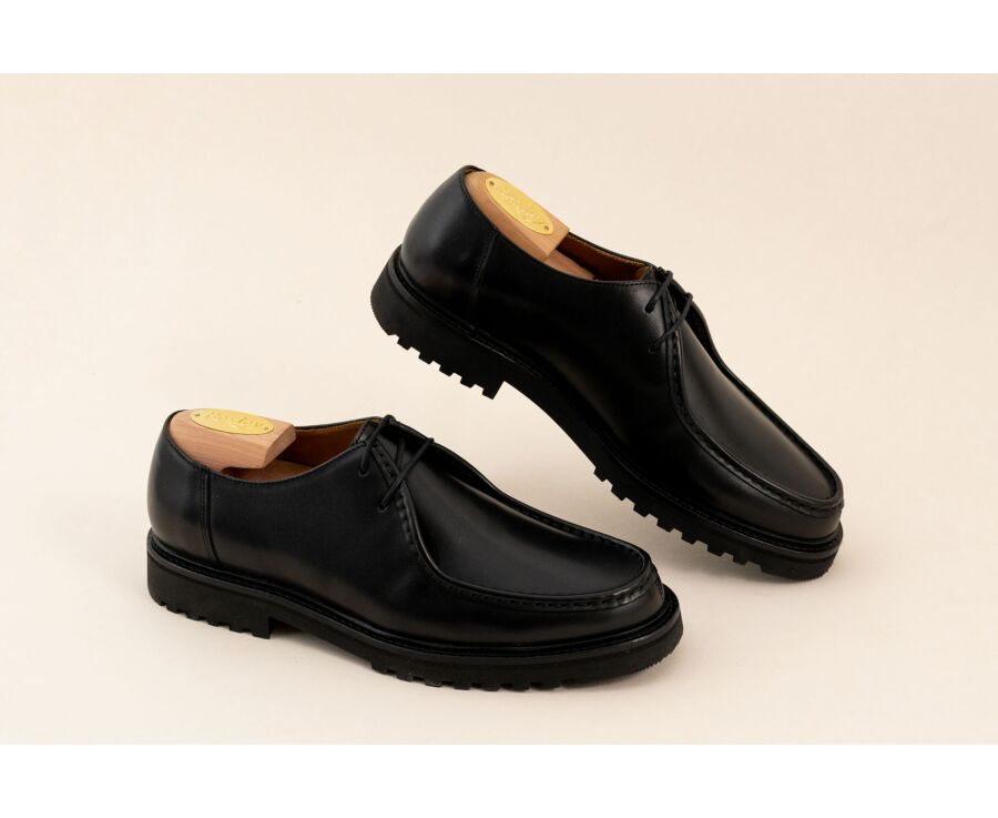 Derbies Homme Noir semelle gomme crantée - COLNEY II GOMME
