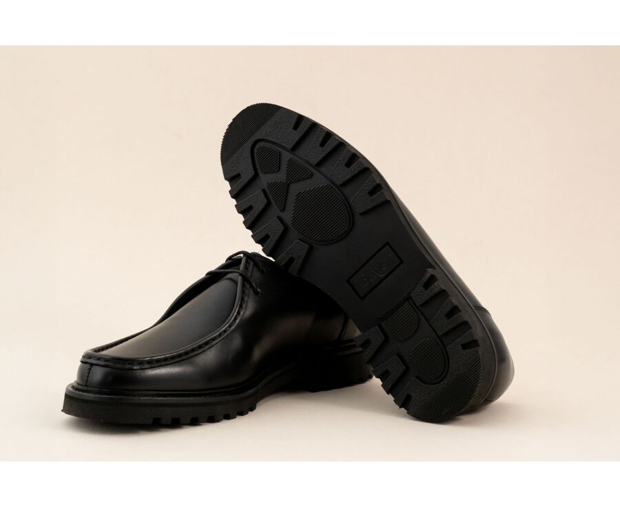 Derbies Homme Noir semelle gomme crantée - COLNEY II GOMME