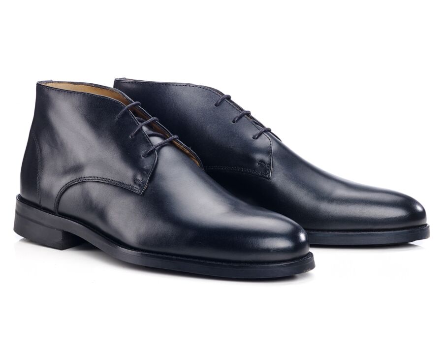 Low boots cuir homme Noir - WATFORD II GOMME CITY