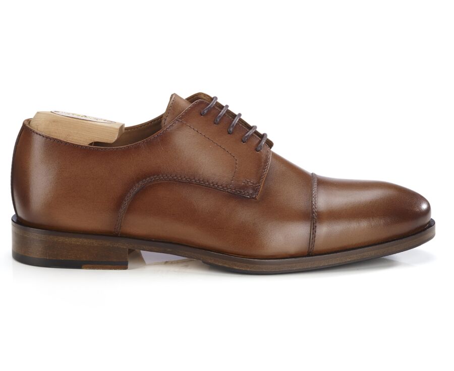 Derbies homme Cognac Patiné - MAYWELL PATIN