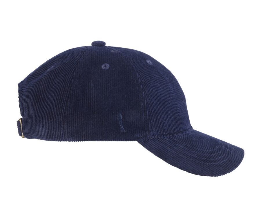 Casquette homme en Velours Navy - BRADWELL II