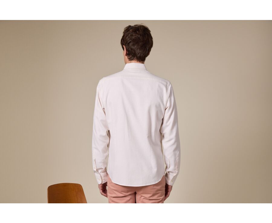 Chemise coton lin Ecru - THEONEL