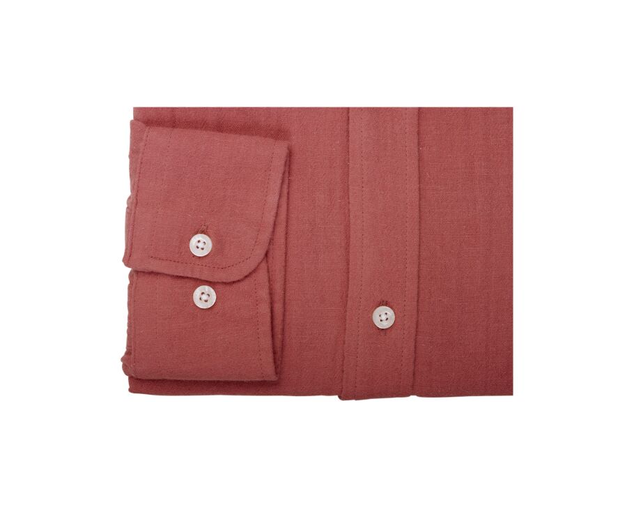 Chemise coton Corail - Col Français - SYLVIEN